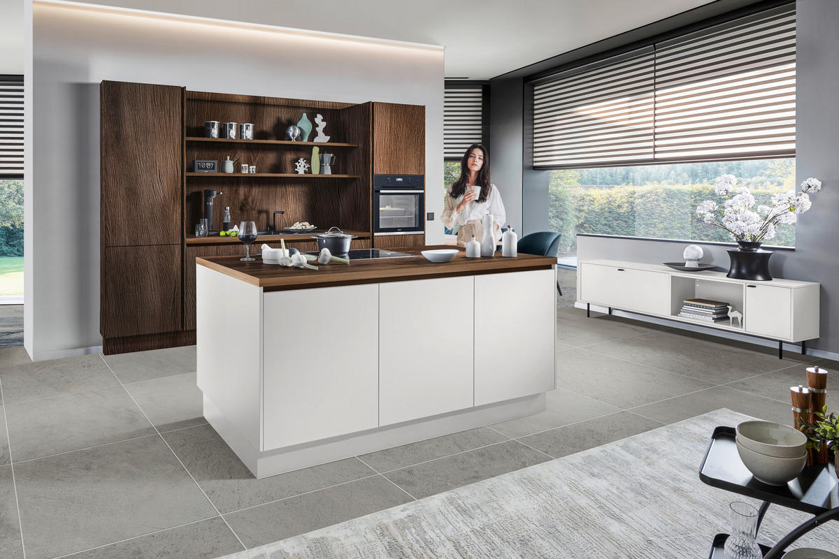 EINBAUKÜCHE   - Design, Holzwerkstoff - EWE