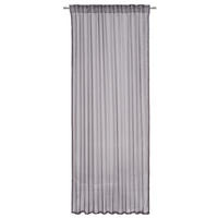HOTOVÝ ZÁVĚS, průhledné, 140/260 cm - antracitová, Design, textil (140/260cm) - Dieter Knoll