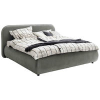 POLSTERBETT Grau 180/200 cm  - Grau, Design, Holz/Textil (180/200cm) - Schöner Wohnen