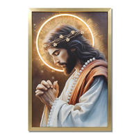 LED-DEKOLEUCHTE Jesus 42/3,3/62 cm  - Multicolor, Basics, Kunststoff (42/3,3/62cm) - Globo