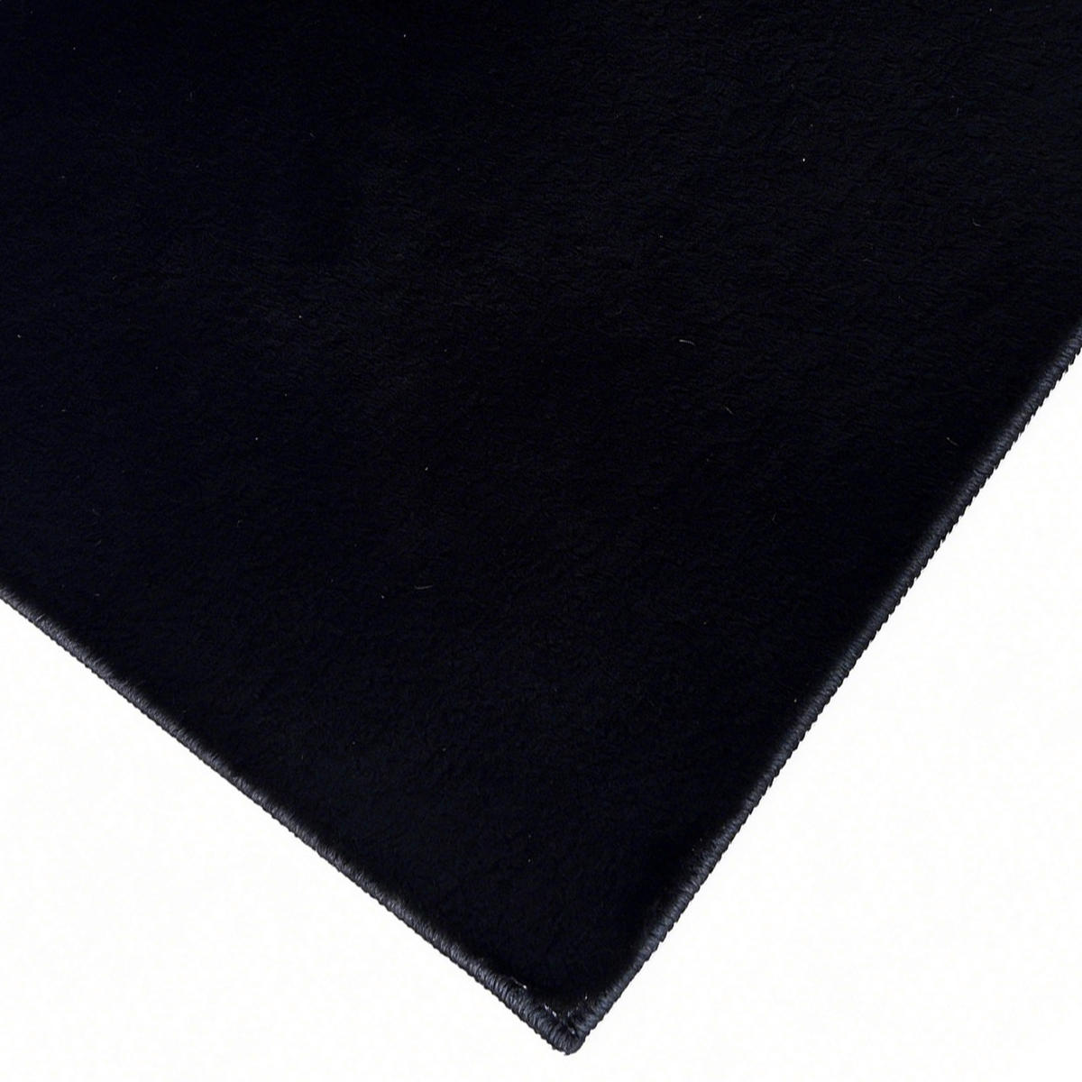 FELLTEPPICH 120/160 cm BHV0724  - Schwarz, Konventionell, Textil (120/160cm) - Boxxx