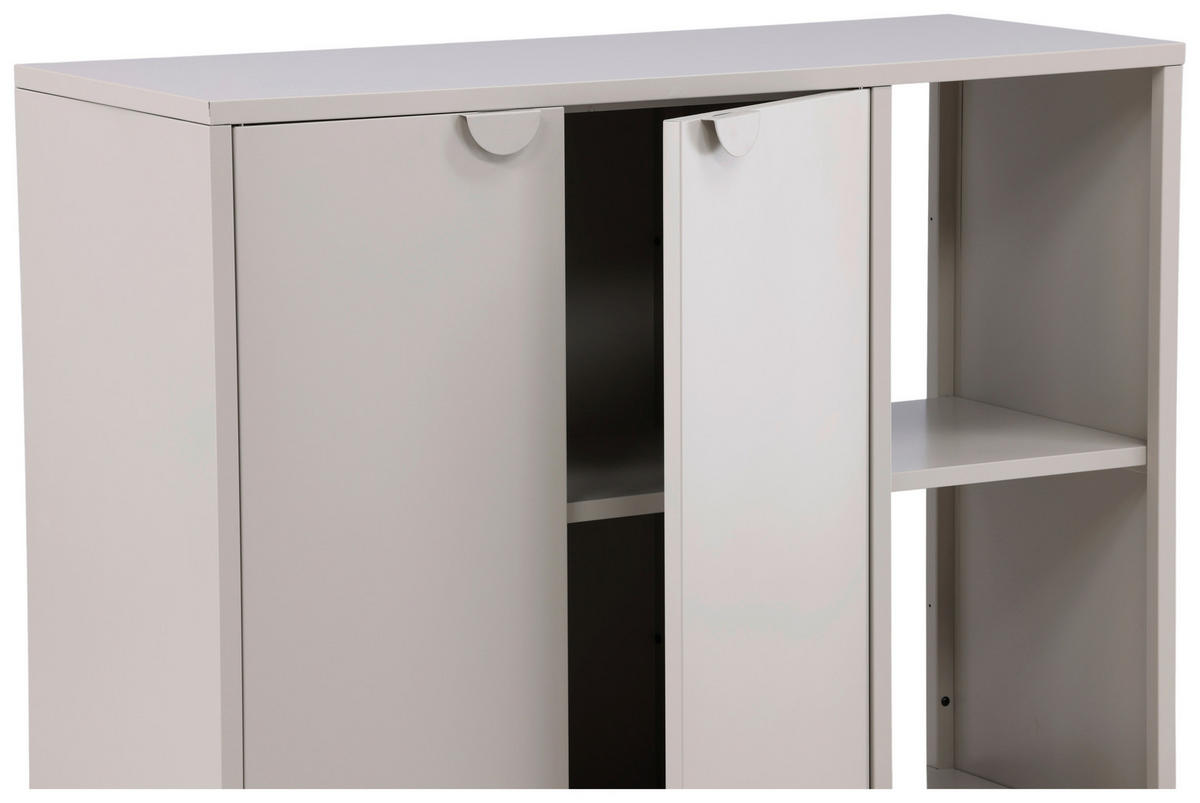 SIDEBOARD  in 110/100/42 cm  - Beige, Design, Metall (110/100/42cm) - Livetastic