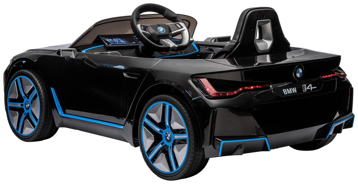 ELEKTRO-KINDERAUTO  - Schwarz, KONVENTIONELL, Kunststoff/Metall (115/67/45cm) - Atrigo