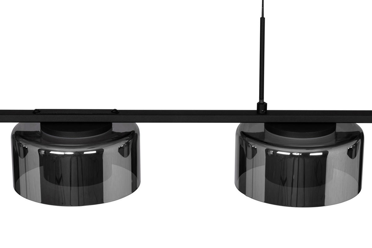 LED-HÄNGELEUCHTE Tulsa 119/15/150 cm  - Grau Hochglanz, Design, Glas/Kunststoff (119/15/150cm) - Dieter Knoll