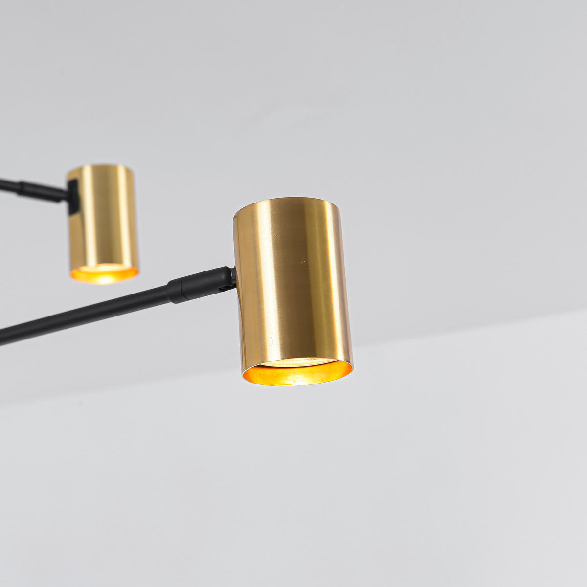 PENDELLEUCHTE  - Goldfarben, Design, Metall (80/12/44.5cm)