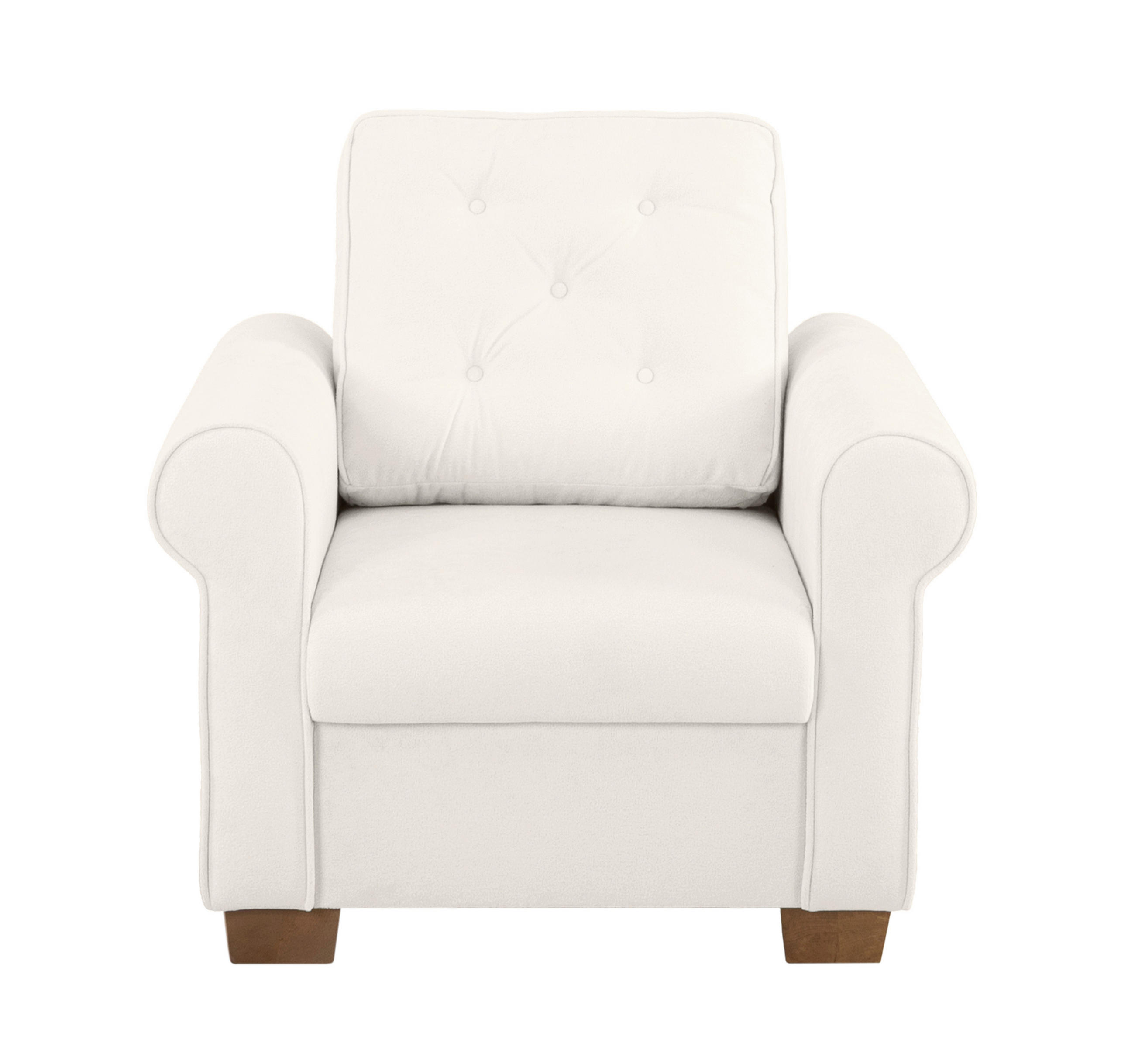 SESSEL in Creme  - Buchefarben/Creme, Design, Holz/Textil (93/89/82cm) - MID.YOU
