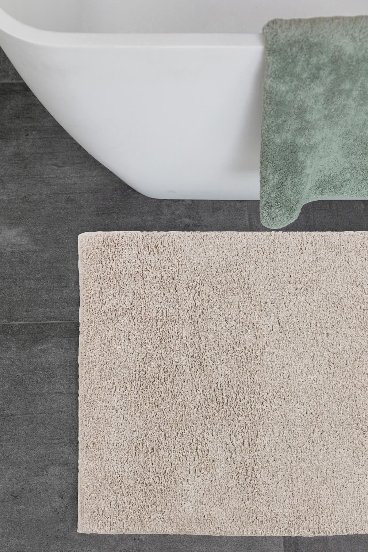 BADTEPPICH Beige 67/110 cm  - Beige, Basics, Textil (67/110cm) - Schöner Wohnen