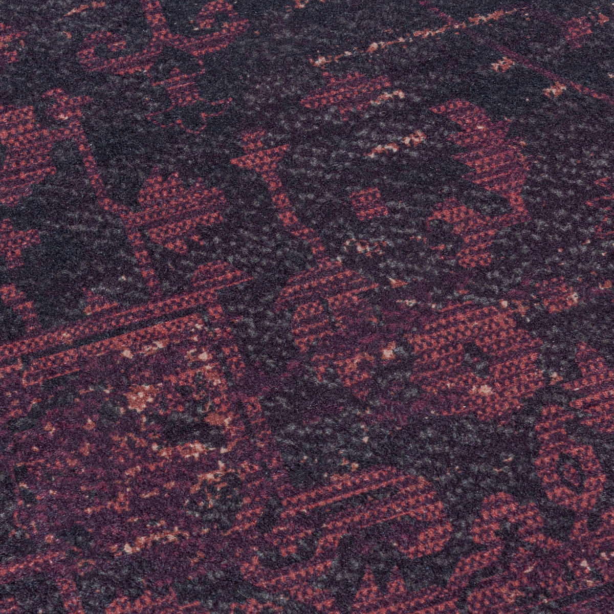 FLACHWEBETEPPICH 80/150 cm Fiesta Rot  - Rot, Design, Leder/Textil (80/150cm) - Novel