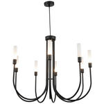 HÄNGELEUCHTE 75/125 cm  - Weiß, Trend, Glas/Metall (75/125cm) - Novel