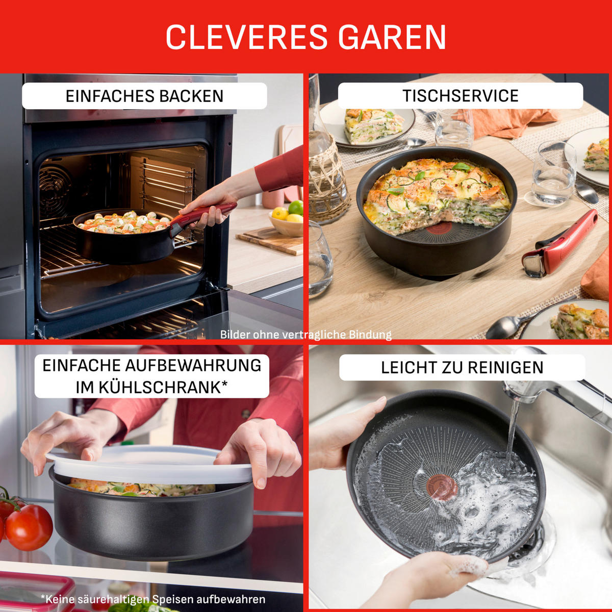PFANNENSET Ingenio Aluminium 2-teilig  - Schwarz, Basics, Metall (24 / 28cm) - Tefal
