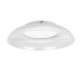 LED-DECKENLEUCHTE 40/9 cm   - Chromfarben/Weiß, LIFESTYLE, Kunststoff/Metall (40/9cm) - Novel