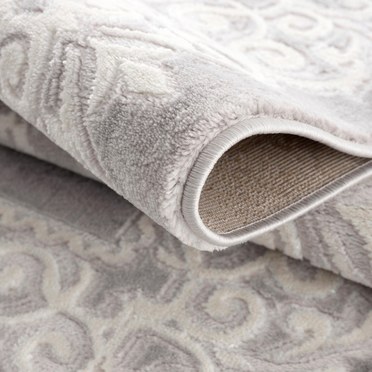 TEKAČ  Harmony     80/300 cm    tkano  svetlo siva  - svetlo siva, Trendi, tekstil (80/300cm)