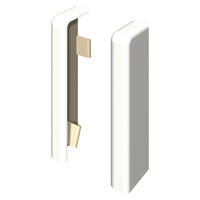 SOCKELLEISTENENDSTÜCK - Weiß, KONVENTIONELL, Kunststoff (2.2/2.2/5.9cm) - Egger Holzwerkstoffe