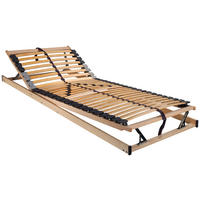 LATTENROST 90/190 cm Kopfteil, Fußteil, Mittelzone verstellbar, Birke  - Birkefarben/Buchefarben, Basics, Holz/Kunststoff (90/190cm) - Sleeptex