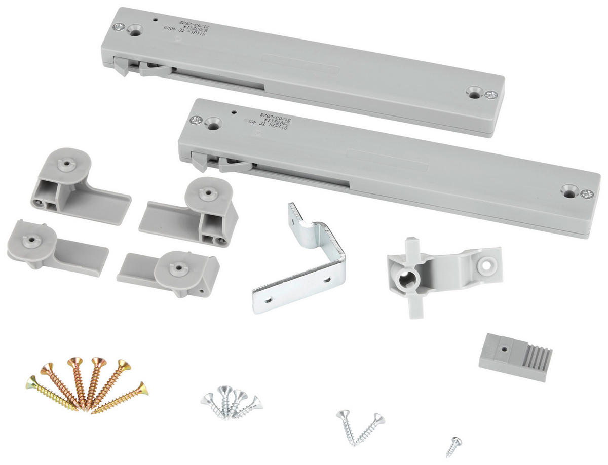 TLMIČ DVERÍ, sivá,  - sivá, plast - Carryhome