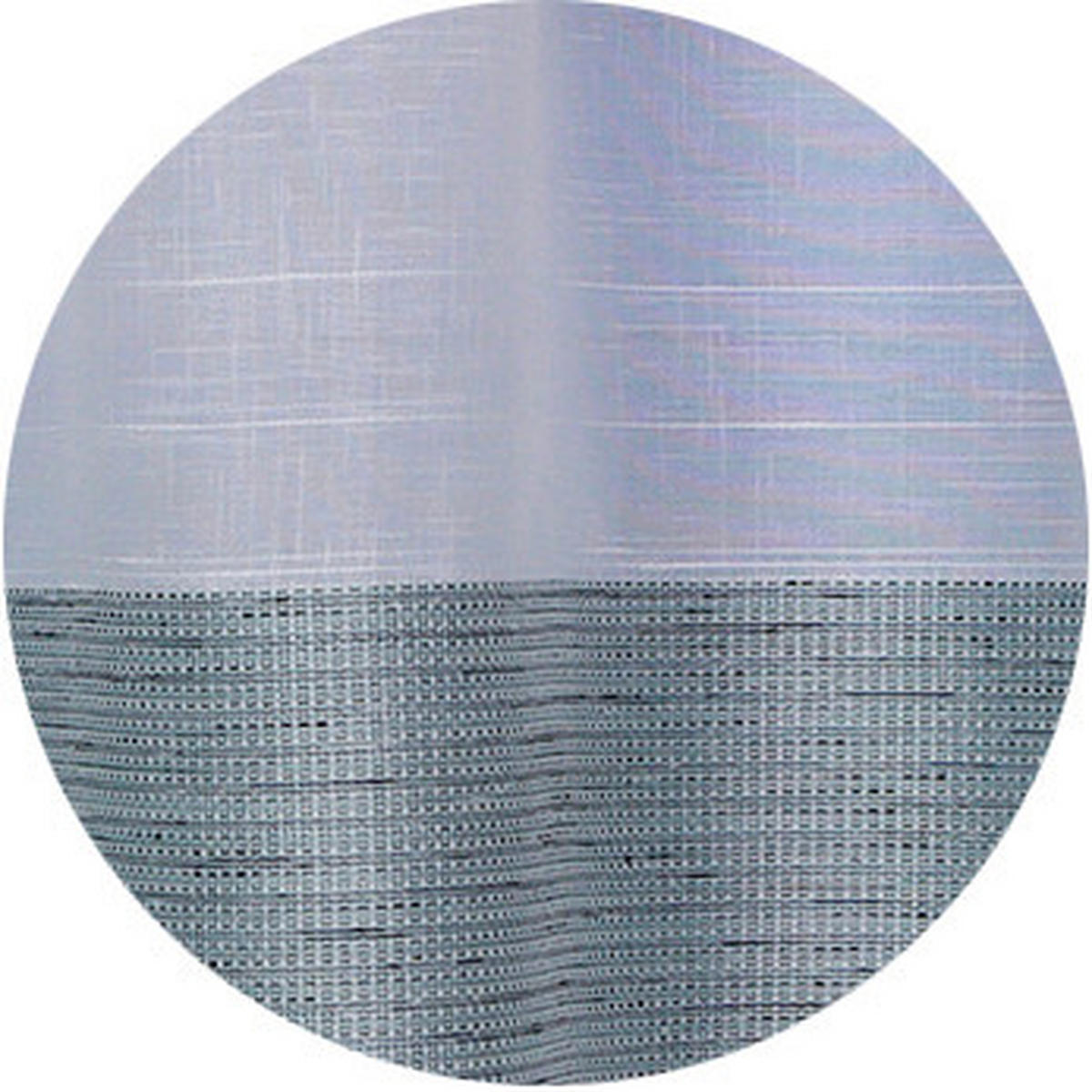 KURZGARDINE   140/50 cm   - Türkis/Weiß, Basics, Textil (140/50cm)