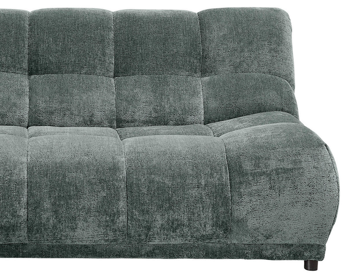 ECKSOFA Chenille Türkis  - Türkis/Schwarz, Modern, Kunststoff/Textil (250/284cm) - Livetastic