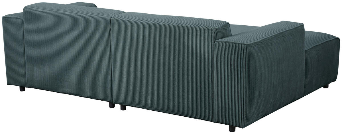 HÖRNSOFFA i manchester blå  - blå/svart, Design, textil/plast (161/234cm) - Livetastic