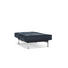 SESSEL Blau - Blau/Chromfarben, Design, Textil/Metall (90/79/115cm) - Innovation
