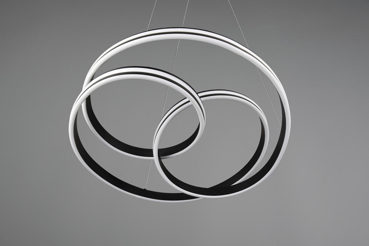LED-HÄNGELEUCHTE 60/150 cm    - Schwarz, Basics, Metall (60/150cm) - Trio Leuchten