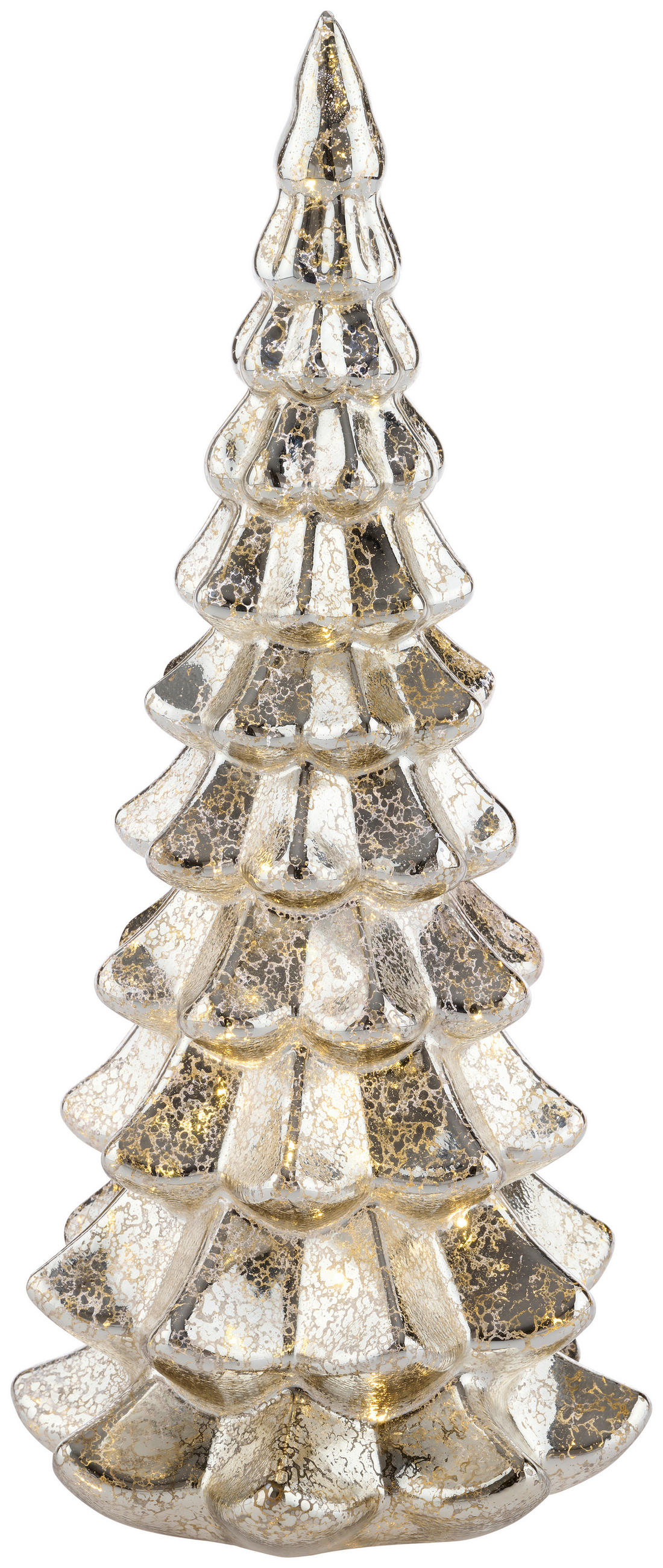 LED-DEKOLEUCHTE  - Silberfarben, LIFESTYLE, Glas (15,00/15,00/33,00cm)