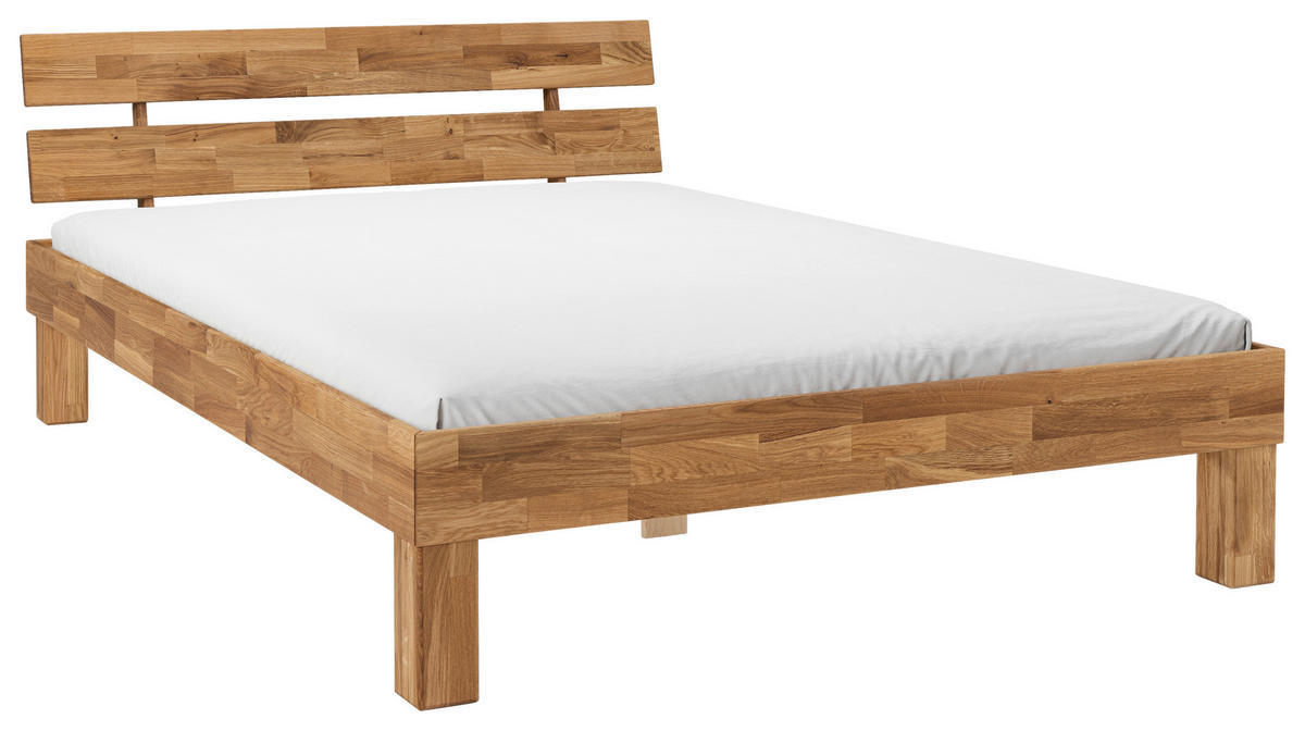 BETT 180/78 cm  in Eichefarben  - Eichefarben, MODERN, Holz (180/78cm) - MID.YOU