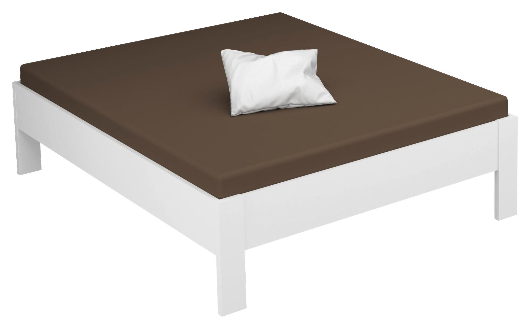 BETTRAHMEN 160/200 cm  in Weiss  - Weiss, Design, Holzwerkstoff (160/200cm) - Xora