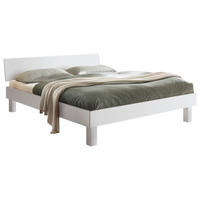 BETT 100/200 cm  Weiss   - Weiss, Design, Holzwerkstoff (100/200cm) - Hasena