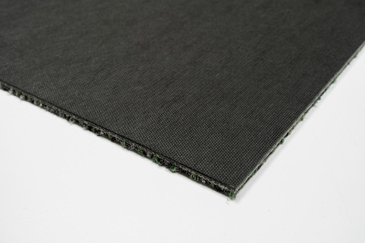 TEPPICHFLIESE 50/50 cm  in Grau, Grün  - Grau/Grün, Basics, Textil (50/50cm)