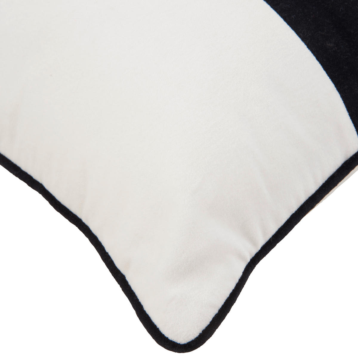 ZIERKISSEN  40/60 cm   - Weiss/Schwarz, Trend, Textil (40/60cm) - Novel