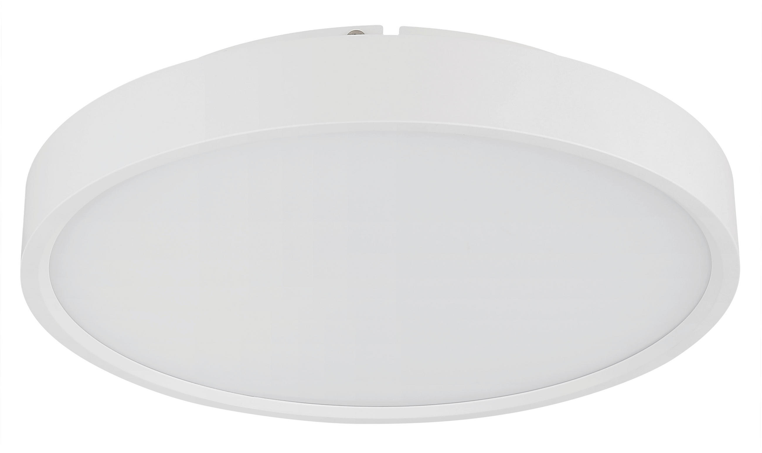 LED-DECKENLEUCHTE Jess 39/7,7 cm  - Opal/Weiß, Design, Kunststoff/Metall (39/7,7cm) - Globo
