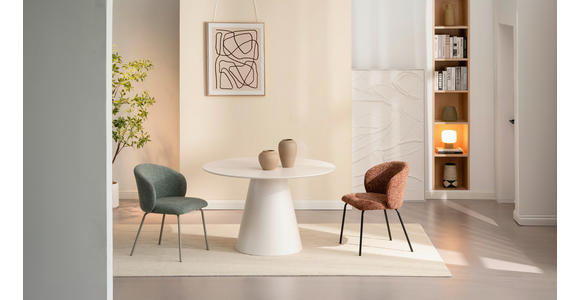 ESSTISCH 120/120/75 cm Nachbildung  Holzwerkstoff rund Beige  - Beige, Design, Holzwerkstoff (120/120/75cm) - Xora
