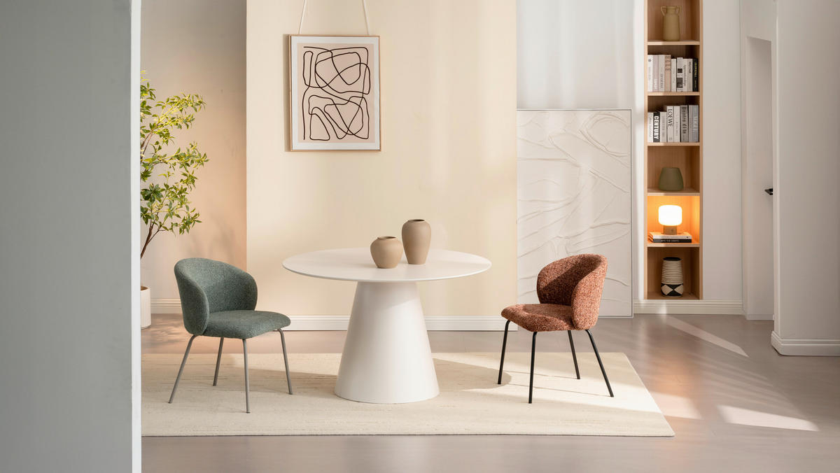 ESSTISCH in Holzwerkstoff 120/120/75 cm  - Beige, Design, Holzwerkstoff (120/120/75cm) - Xora