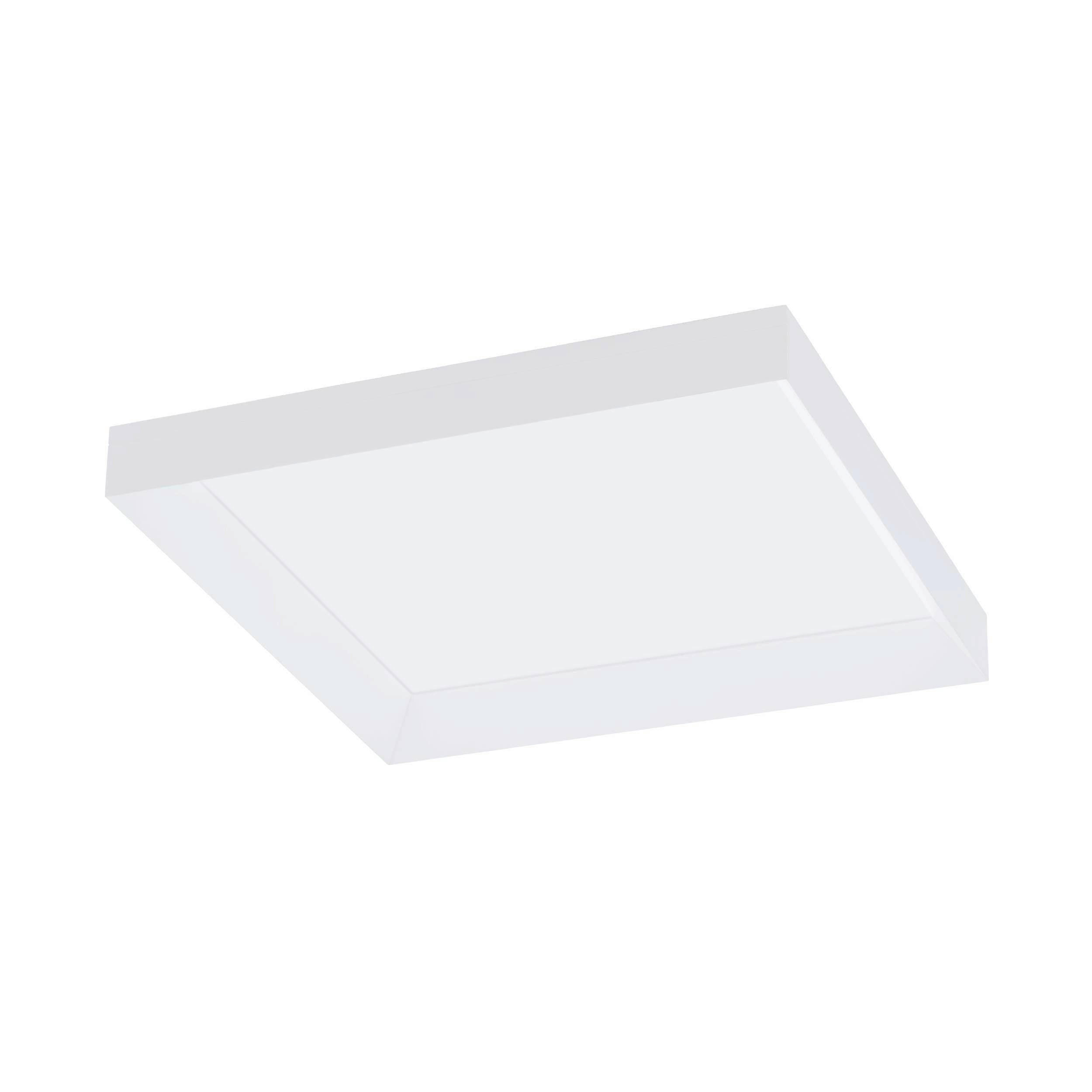 LED-DECKENLEUCHTE 45/45/4,5 cm   - Weiß, KONVENTIONELL, Kunststoff/Metall (45/45/4,5cm) - Eglo