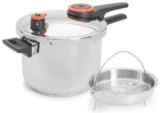 SCHNELLKOCHTOPF Pressure Duo 4 L  - Edelstahlfarben, Basics, Metall (4l) - WOLL
