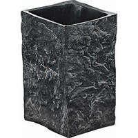 POHÁR NA ZUBNÉ KEFKY bridlicová - bridlicová, Basics, plast (6/10,5/6cm)