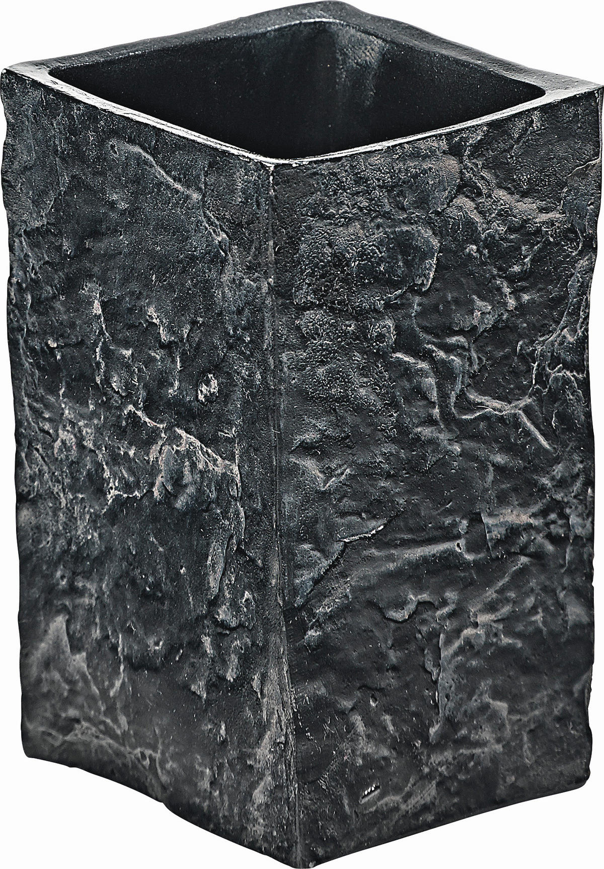 POHÁR NA ZUBNÉ KEFKY bridlicová - bridlicová, Basics, plast (6/10,5/6cm)