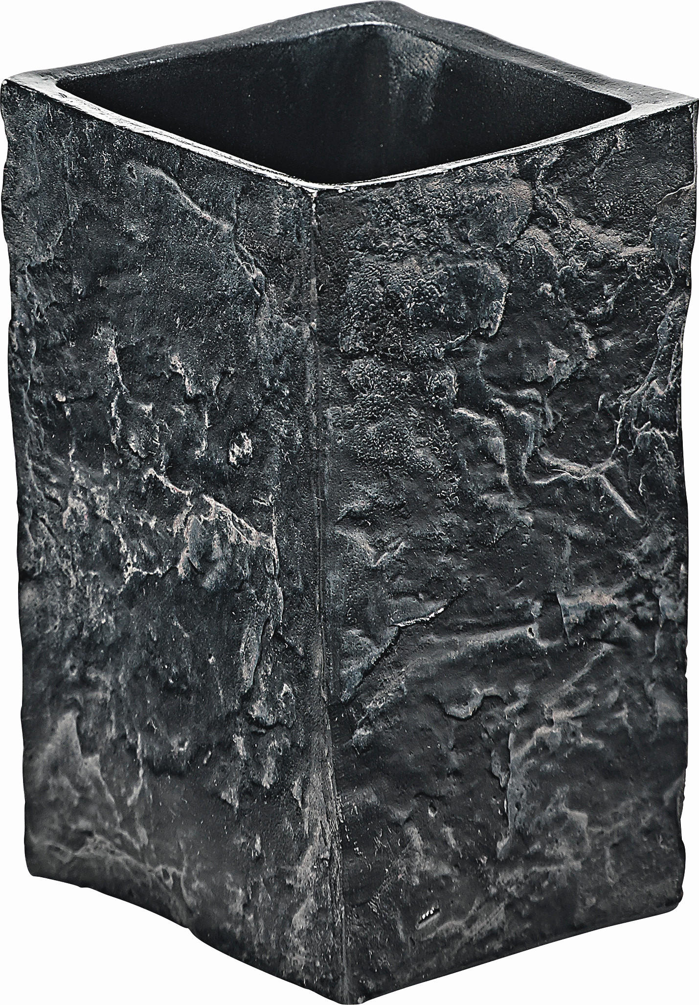 Wenko Zahnputzbecher Schiefer 6x10.5x6 cm