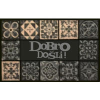 OTIRAČ ZA OBUĆU 40/60 cm   - višebojna, Dizajnerski, plastika/prirodni materijali (40/60cm) - Boxxx