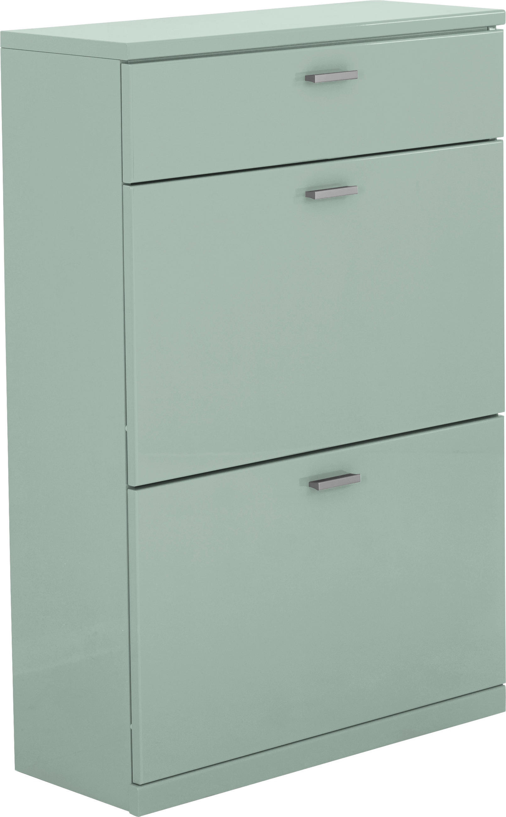 SCHUHKIPPER  in 75/112,7/29,5 cm  - Edelstahlfarben/Mintgrün, Design, Holzwerkstoff/Metall (75/112,7/29,5cm) - Invivus
