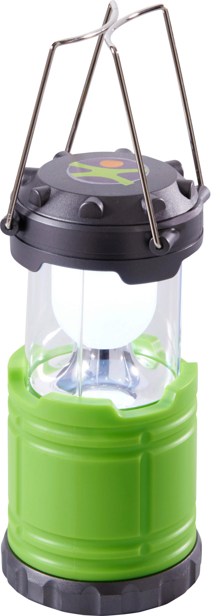 KINDER-CAMPINGLAMPE - Schwarz/Grün, Basics, Kunststoff/Metall (9/13cm) - Haba