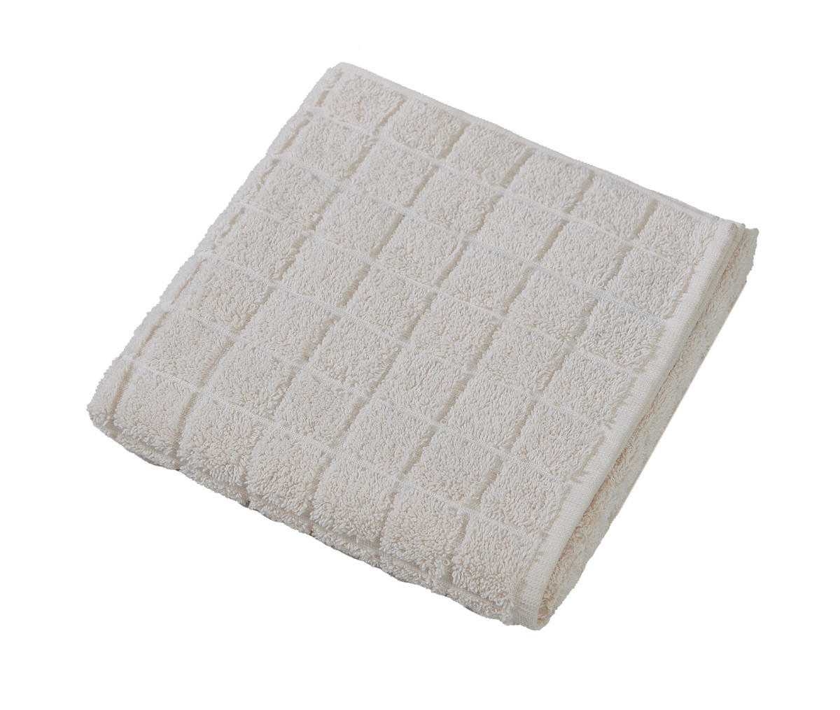 PEŠKIR ZA RUKE SQUARES  krem 70/130 cm  - krem, Konvencionalno, tekstil (70/130cm) - Boxxx