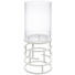 WINDLICHT - Klar/Weiß, Design, Glas/Metall (21/54,5cm) - Ambia Home WINDLICHT - Klar/Weiß, Design, Glas/Metall (21/54,5cm) - Ambia Home