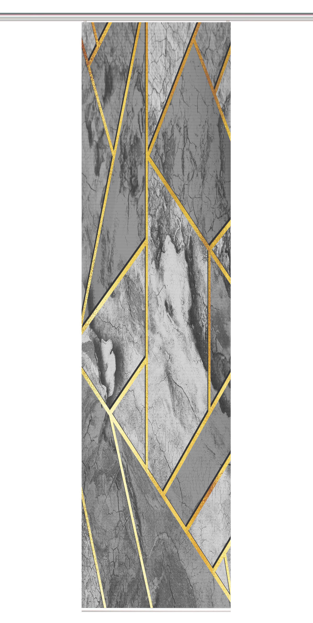 FLÄCHENVORHANG   halbtransparent   60/245 cm  - Grau, Natur, Textil (60/245cm)