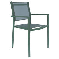 STAPELSESSEL Aluminium Grün  - Grün, MODERN, Textil/Metall (54/88/53cm) - FIAM