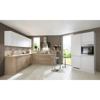 EINBAUKÜCHE   - Eichefarben, Design, Holzwerkstoff - Celina