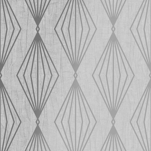 Xora Vliestapete Grau 52x1000 cm