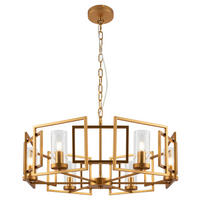 PENDELLAMPA 65,6/35,5/65,6 cm  - guldfärgad, Trend, metall/glas (65,6/35,5/65,6cm) - MAYTONI