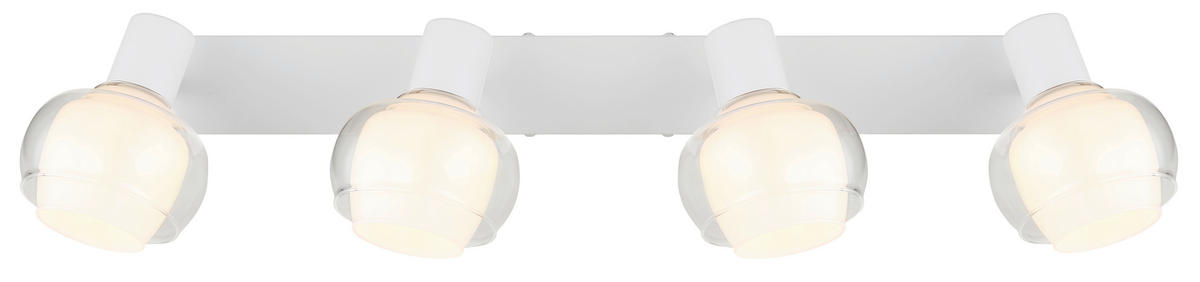 STRAHLER 56/10,5/13,5 cm   - Klar/Chromfarben, Design, Glas/Metall (56/10,5/13,5cm) - Globo