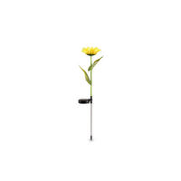 SOLÁRNE SVIETIDLO, 15/72 cm - žltá/zelená, Trend, kov/textil (15/72cm) - Ambia Garden